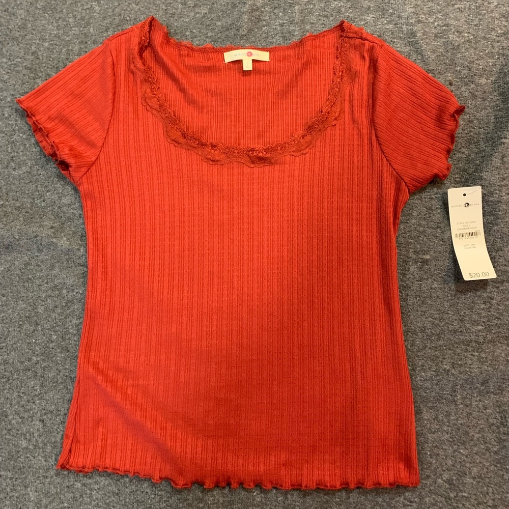 Wishful Park Orange Tee (FITS SMALL)